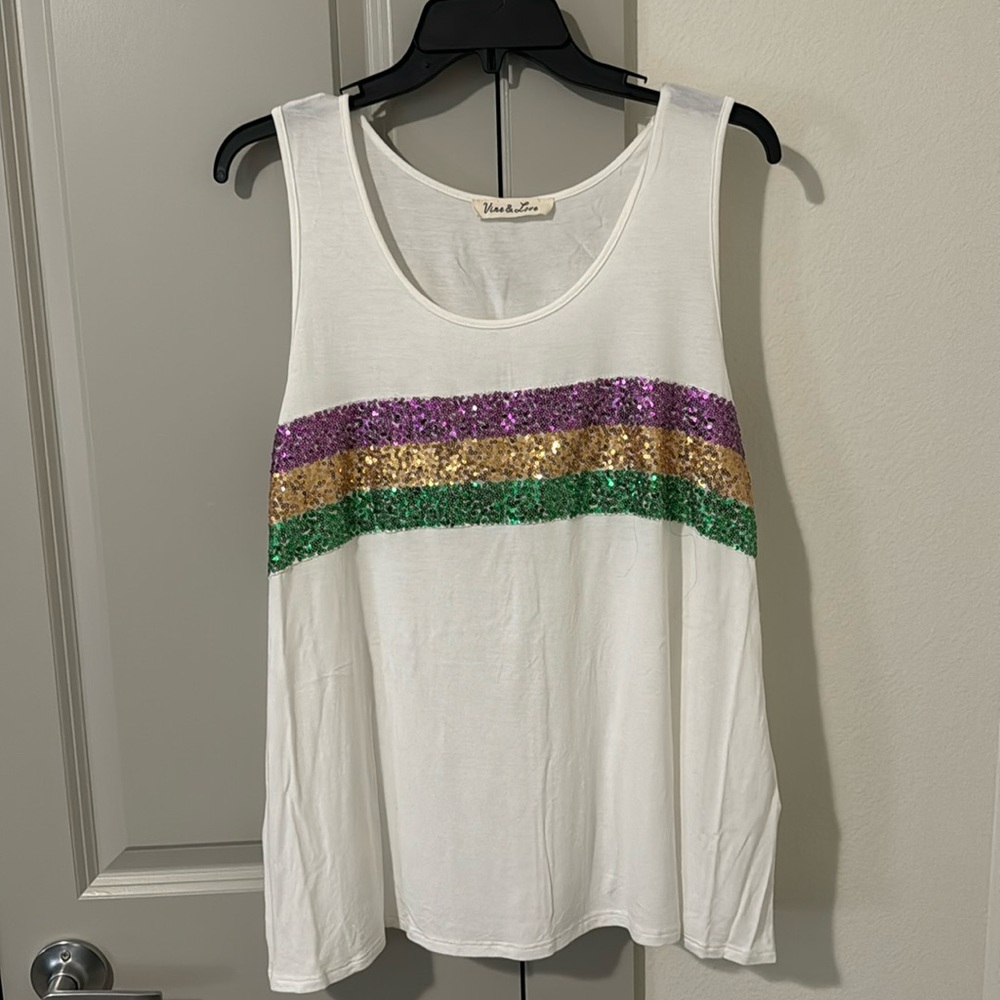 Mardi Gras tank ⚜️🎭